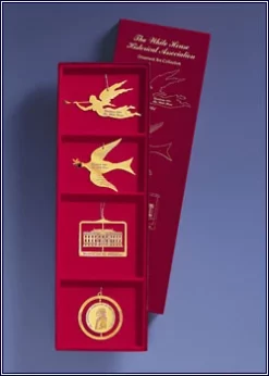 1981-1984 White House Set Of Four Ornaments