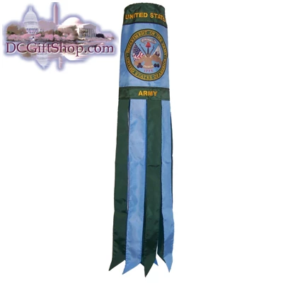 40 Inch Army Crest Windsock 3 40 Inch Army Crest Windsock