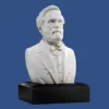 Robert E Lee 6 Inch Marble Bust -DC GIFT SHOP 6 Inch Robert E Lee Bust White L