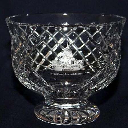 7 1/2-inch Footed Crystal Bowl 3 7 1/2-inch Footed Crystal Bowl
