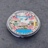 Cherry Blossom Compact Folding Vanity Mirror -DC GIFT SHOP Cherry Blossom Compact Folding Vanity Mirror L