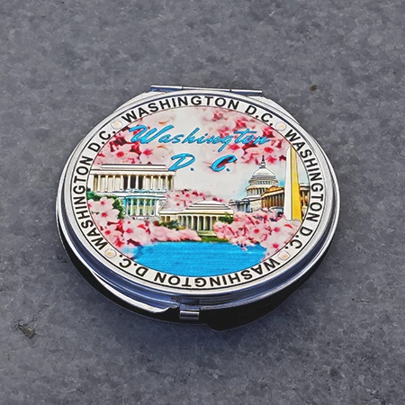 Cherry Blossom Compact Folding Vanity Mirror 3 Cherry Blossom Compact Folding Vanity Mirror