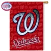 Flag, Suede, Glitter, DS, Reg, Washington Nationals 1 Flag, Suede, Glitter, DS, Reg, Washington Nationals -DC GIFT SHOP Flag Suede Glitter S Reg Washington Nationals L