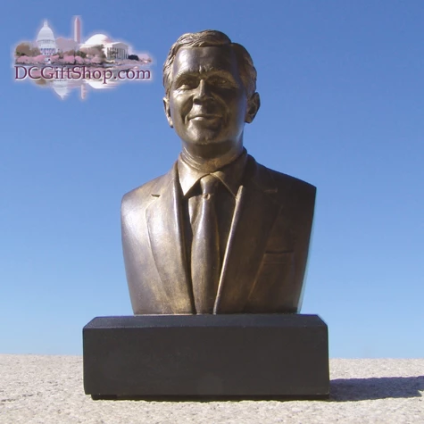 George W. Bush 6" Bronze Bust 3 George W. Bush 6" Bronze Bust