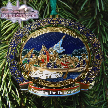 George Washington Crossing The Delaware River Ornament 3 George Washington Crossing The Delaware River Ornament