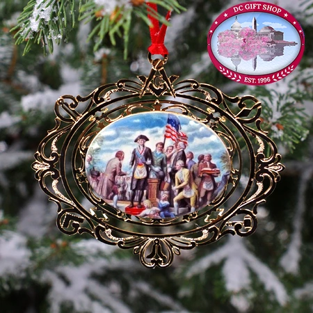 1994 George Washington Laying The Capitol Cornerstone Ornament 3 1994 George Washington Laying The Capitol Cornerstone Ornament