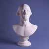 George Washington 23'' Houdon BUST - White 1 George Washington 23'' Houdon BUST - White -DC GIFT SHOP MV Washington Bust 23 LG