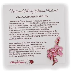 2021 National Cherry Blossom Collectible Lapel Pin