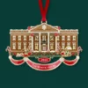 Official 2022 White House Gingerbread Christmas Ornament -DC GIFT SHOP OFFICIAL 2022 WHITE HOUSE CHRISTMAS ORNAMENT L