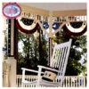 Small Tea Stained Patriotic Bunting -DC GIFT SHOP Small Tea Stained Patriotic Bunting L