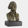 Thomas Jefferson 6" Bronze Bust -DC GIFT SHOP Thomas Jefferson 6 Inch Bronze Bust L