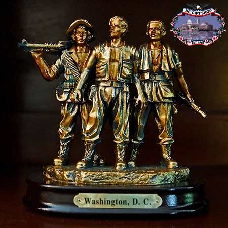 Three Servicemen Statue 7 Three Servicemen Statue -DC GIFT SHOP Three Soldiers Memorial Sculpture L
