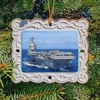 USS Gerald R Ford Aircraft Carrier Holiday Ornament