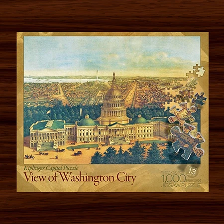 View Of Washington DC Puzzle 3 View Of Washington DC Puzzle