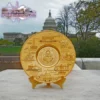 Washington DC Landmark Gold Souvenir Plate 1 Washington DC Landmark Gold Souvenir Plate -DC GIFT SHOP Washington DC Landmark Gold Souvenir Plate L