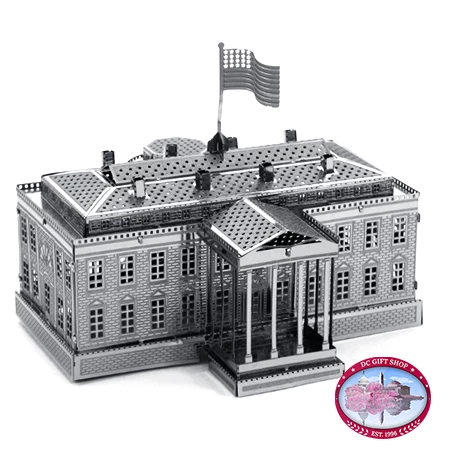 White House 3D Laser Cut Model 3 White House 3D Laser Cut Model
